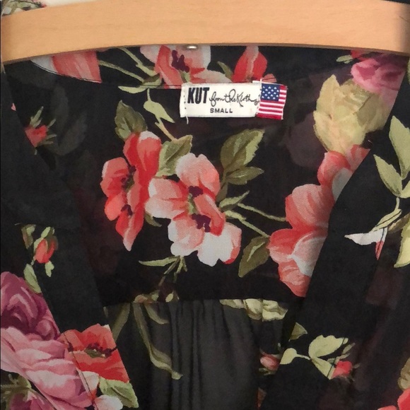Stitchfix Kut from the Kloth floral sheer blouse - Picture 2 of 4